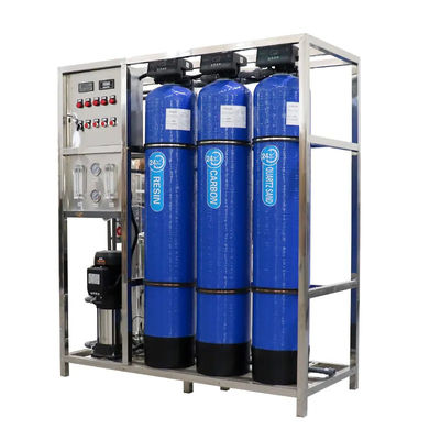 250 LPH 3xFRP Tanques Sistema de filtro de agua de ósmosis inversa pequeño