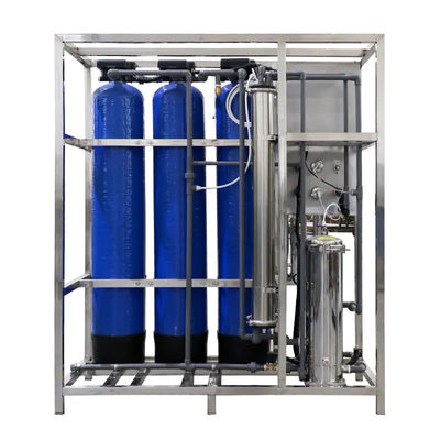 250 LPH 3xFRP Tanques Sistema de filtro de agua de ósmosis inversa pequeño
