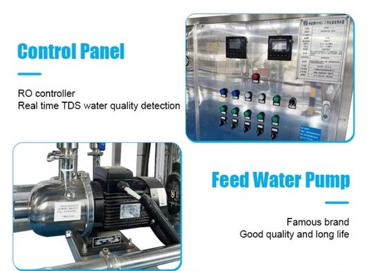 Instalación de agua de ósmosis inversa de agua salobre