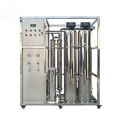 250LPH 2xSS304 Tanques Sistema de filtración de agua potable purificada RO comercial