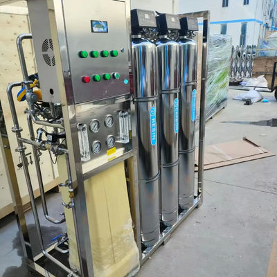 500L/H 3xSS304 Tanques de agua salada Planta de agua de ósmosis inversa