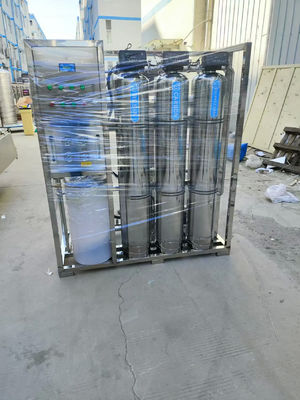 500L/H 3xSS304 Tanques de agua salada Planta de agua de ósmosis inversa