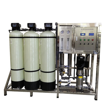 Diseño optimizado 1TPH 3xFRP Tanques de Osmosis Reversa Planta de agua