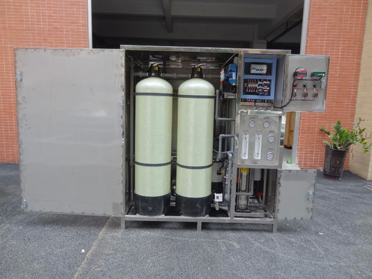 Diseño optimizado 1TPH 3xFRP Tanques de Osmosis Reversa Planta de agua