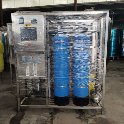 1.5tph 2xFRP Tanques de agua salada Planta de agua de ósmosis inversa para la industria agrícola
