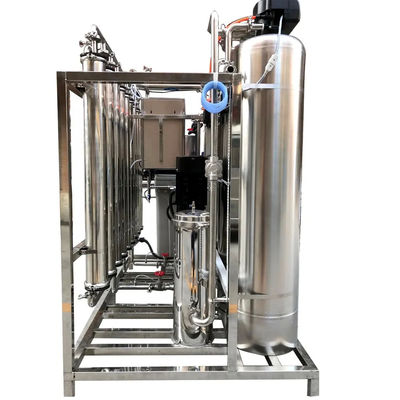 Fácil de operar 1.5TPH 3xSS304 Tanques de agua salada Planta de agua de ósmosis inversa