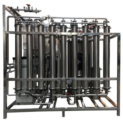 Fácil de operar 1.5TPH 3xSS304 Tanques de agua salada Planta de agua de ósmosis inversa