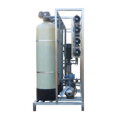2TPH 3xFRP Tanques de Osmosis Reversa Planta de agua para la fábrica de alimentos y bebidas