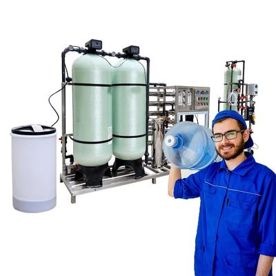3TPH 5.5kW-380-415V FRP Tanques de agua salobre Planta de agua de ósmosis inversa