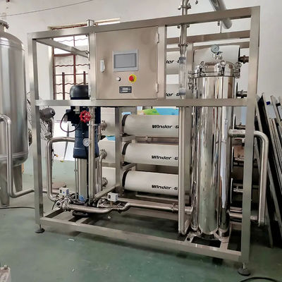 5TPH SS304 Tanques Sistema de purificación RO para el agua de proceso industrial