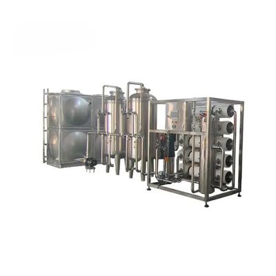 5TPH SS304 Tanques Sistema de purificación RO para el agua de proceso industrial