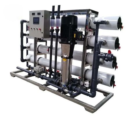 6TPH 7.9kW FRP Tanques de agua salada Planta de agua de ósmosis inversa