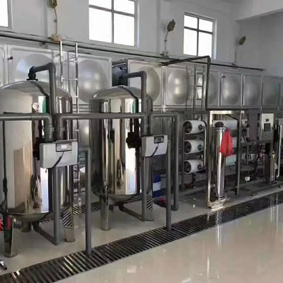 6TPH 7.9kW SS304 Tanques de agua salada Planta de agua de ósmosis inversa