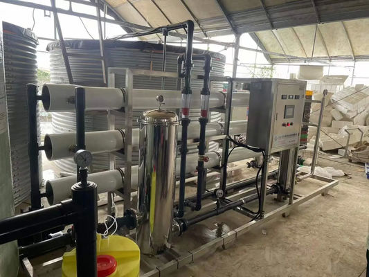 6TPH 7.9kW SS304 Tanques de agua salada Planta de agua de ósmosis inversa