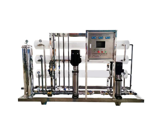 8TPH SS304 Tanques Máquina de ósmosis inversa industrial para agua pura