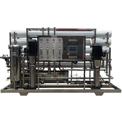 Sistema de agua purificada RO de dos etapas para filtración de agua