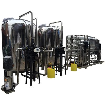 Sistema de agua purificada RO de dos etapas para filtración de agua