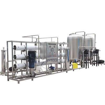 Sistema de agua purificada RO de dos etapas para filtración de agua