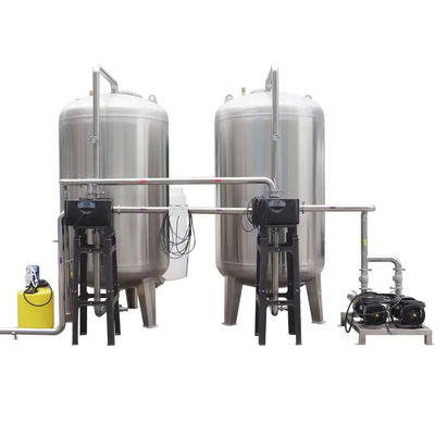 Sistema de agua purificada RO de dos etapas para filtración de agua