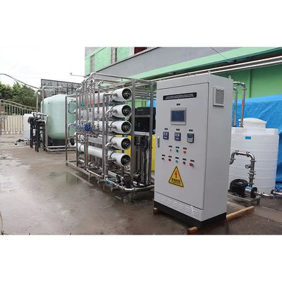 10TPH FRP Tanques de Osmosis Reversa Planta de agua para la desalinización de agua de mar