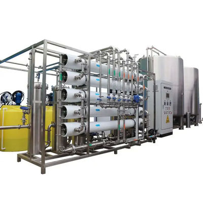 10TPH FRP Tanques de Osmosis Reversa Planta de agua para la desalinización de agua de mar