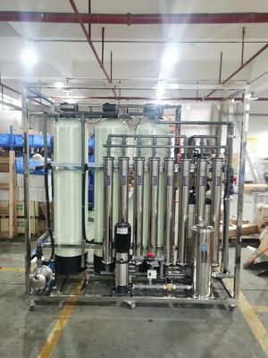 1.5TPH Planta de ósmosis inversa de agua salada SS304 Skid 3.0kW Tiempo de conducción rápido 1.7kW-380-415V Potencia de instalación del sistema