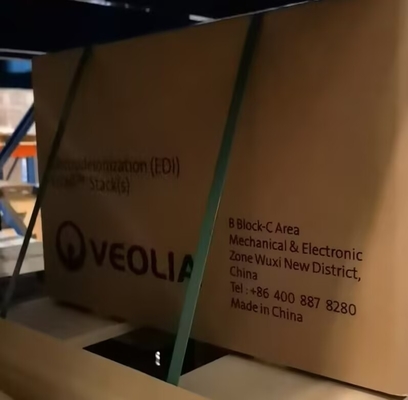 Veolia MK-3MiniHT EDI Stack para agua farmacéutica USP Cumplimiento con el EP