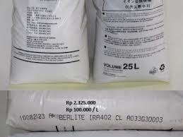 Resina de intercambio iónico DuPont AmberLite IRA402 Cl 1.07 g/mL para desmineralización