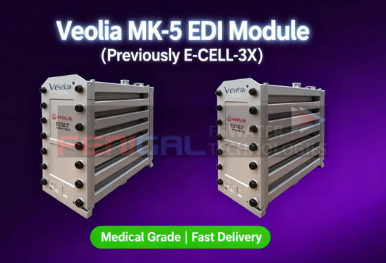 Veolia MK-5 EDI Module (Previously E-CELL-3X) Premium Ultra-Pure Water Solution for the Medical Industry