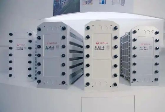 Veolia E-Cell MK-3 EDI Stack for Continuous High-Purity Water Production with ISO 14001 CE and RoHS Certification