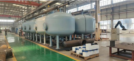Vaso de filtro multimedial industrial con alta capacidad de flujo y diseño personalizado para la purificación del agua