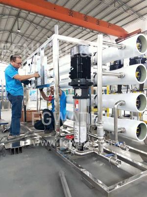 Sistemas de tratamiento de aguas comerciales de la ósmosis reversa 28000GPD