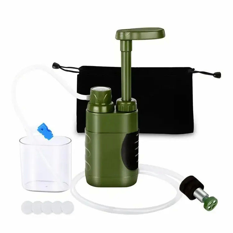 Purificador de agua para exteriores herramienta de filtro de agua de emergencia de supervivencia