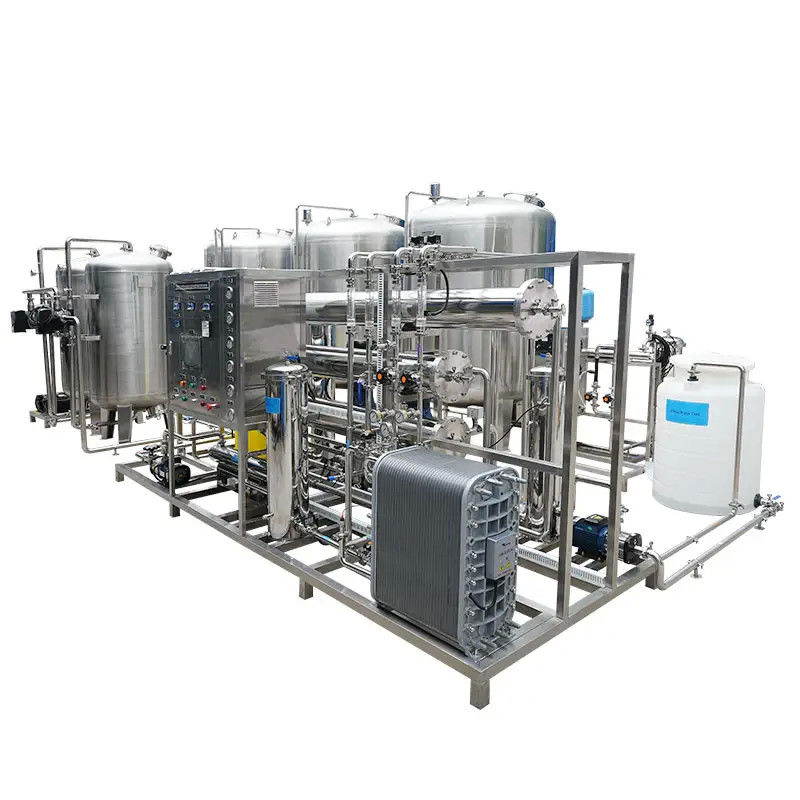 Máquina de purificación de agua RO de dos etapas para agua de pozo subterránea