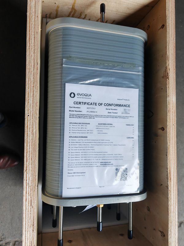 Módulo EDI de ionpure CEDI IP-LXM30Z-5 3.3-5.11 m3/h Tasa de flujo
