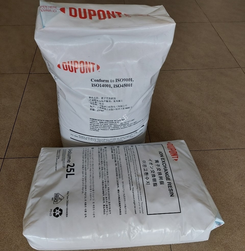 Resina de intercambio iónico DuPont AmberLite IRA402 Cl 1.07 g/mL para desmineralización