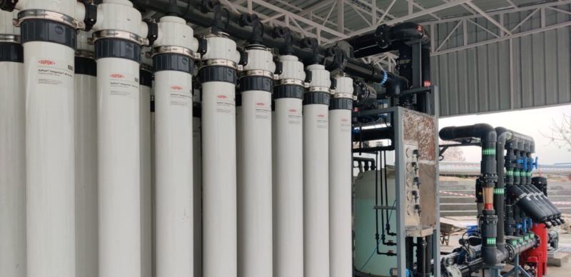 Modulo de ultrafiltración DupontTM SFP-2880 de grado industrial    77 m2 para la purificación del agua