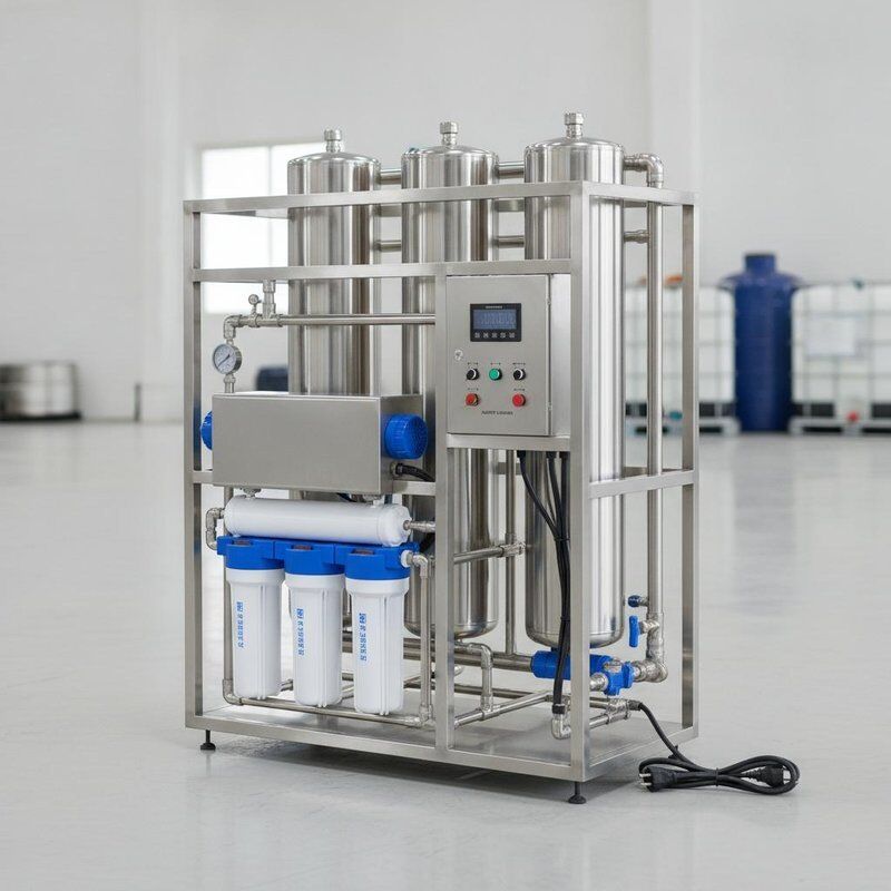 Sistema comercial de tratamiento de agua por ósmosis inversa 3000 GPD Esterilizador UV de acero inoxidable Prefiltro de lavado automático 220V