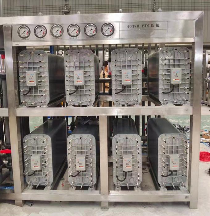 Purificador 600 RO Filtración EDI Agua ultrapura Sistema de planta de ósmosis inversa industrial 9